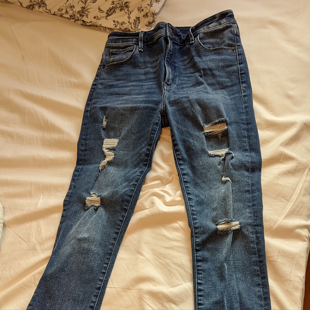 Abercrombie & Fitch Simone high rise super skinny size 27/ 4s - Picture 1 of 4